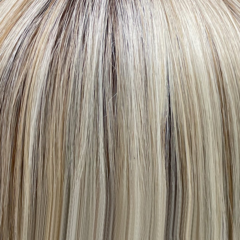 Burnt Biscuit Blonde-R | 10/16/88+8 | Slightly warmer than the famous Butterbeer Blonde, blend of sandy, hint of honey, creamy soft blonde with mixture of medium root.