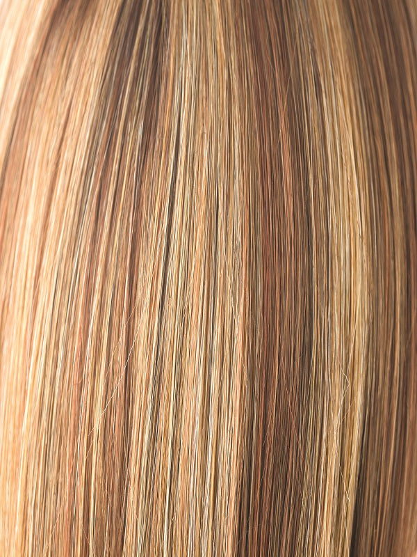 COPPER GLAZE R | Dark Bronzed Brown with Red Gold highlights with Dark Brown roots