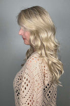 Cheryl wearing Hana by Noriko in Light Ash Blond R Side 1