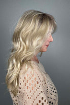 Cheryl wearing Hana by Noriko in Light Ash Blond R Side 2