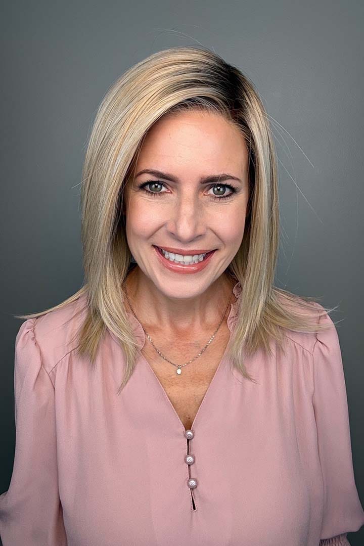 Cheryl in Peppermint by Belle Tress in Tres Leches Bonde Front