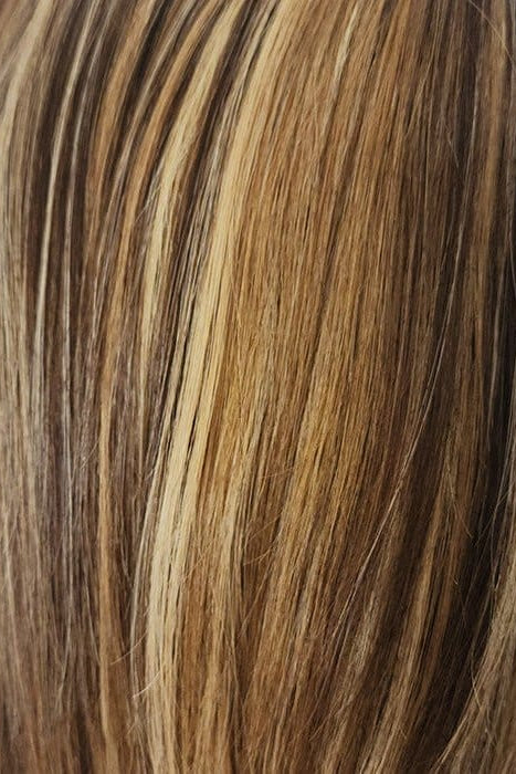 Jolie | With a base of rich brown, complemented by highlights of light brown and chunky medium natural-ash blonde highlights, Jolie offers a natural color with depth and texture. 