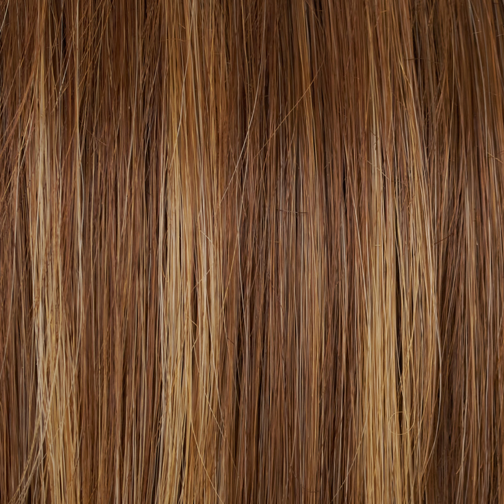 FS27 | Strawberry Syrup | Med Natural Red & Lt Gold Blonde Blend w/ Lt Gold Blonde Bold Highlights