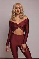 Woman wearing Franky wig by Rene of Paris in Golden Latte Blond | Front full body