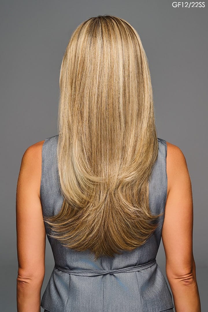 Model is wearing Stay Out Late wig by Gabor in GF12/22S | Back