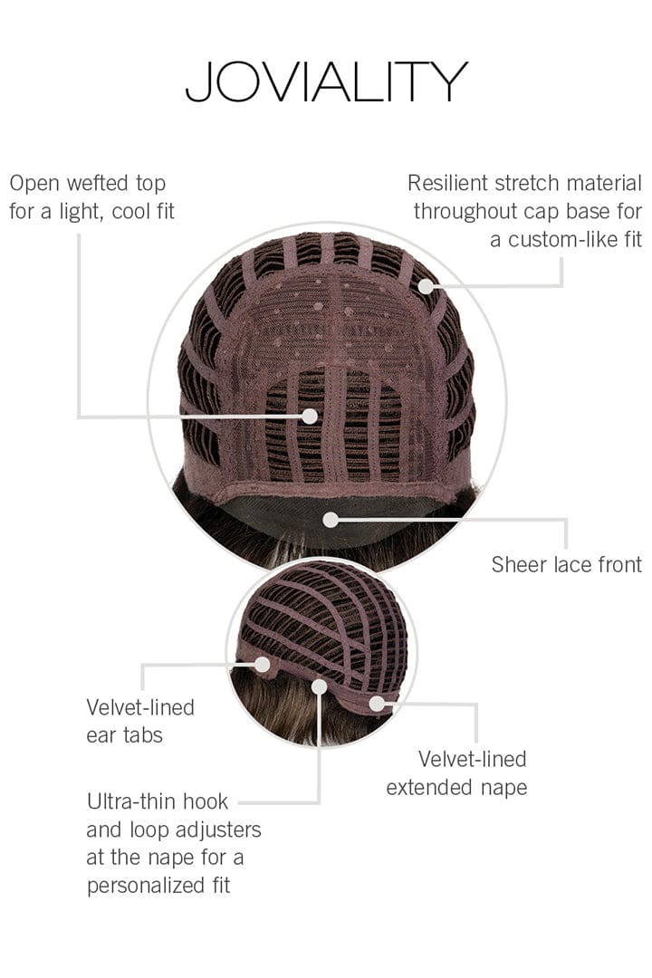 Joviality by Gabor cap construction | Basic wefted cap with lace front