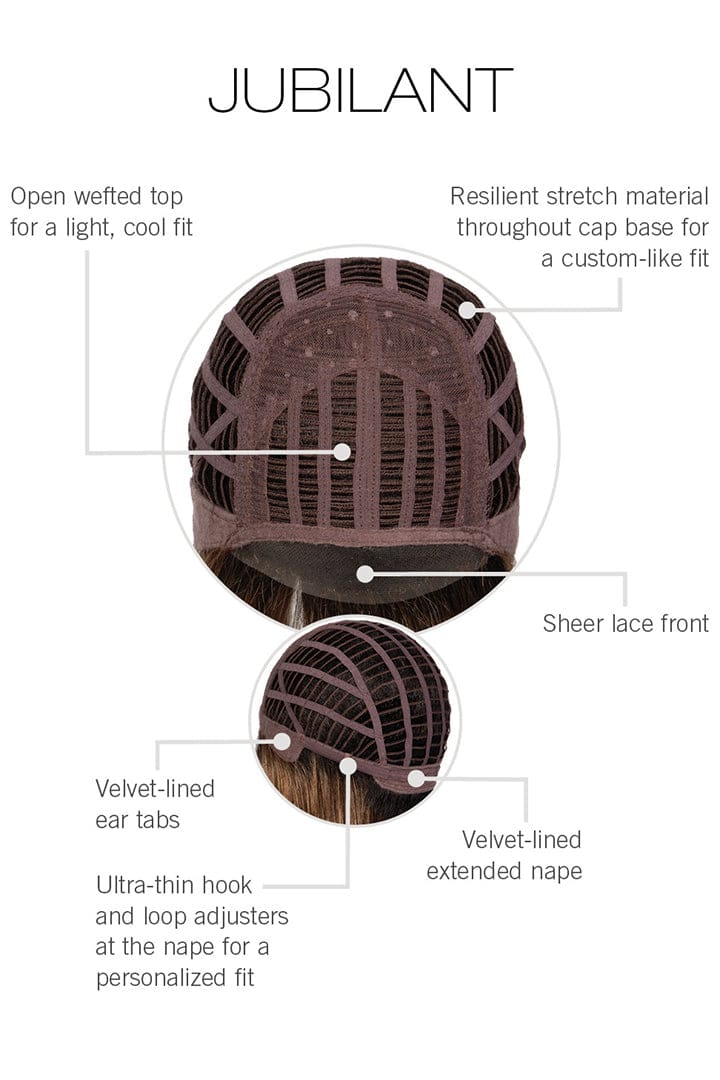 Jubilant by Gabor Cap construction | Basic wefted cap with lace front