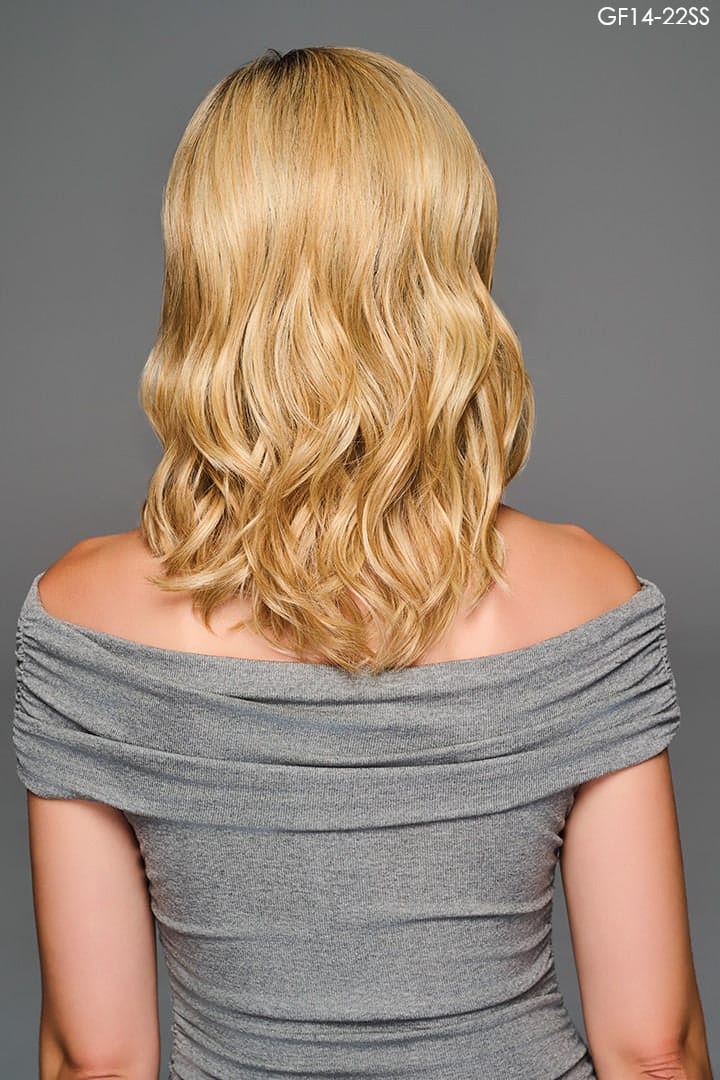 Model is wearing Raise The Bar wig by Gabor in 14/88SS | Back