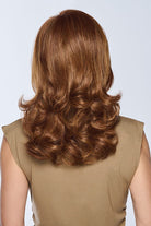 Woman wearing Bouncing Belle Wig by Gabor in Medium Red | Back