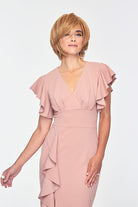 Woman wearing Discretion wig by Gabor in Light Red | Front Full Body