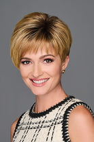 Woman wearing Graceful Touch wig by Gabor in SS Medium Blonde | Front 