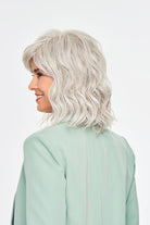 Model wearing Lively wig by Gabor in Light Grey | Left Side