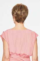 Woman wearing Optimistic wig by Gabor in Brown Blonde | Back