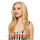 Glam HF Synthetic Lace Front Wig by TressAllure, long blonde layers, natural hairline.