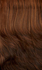 HAZELNUT-Dark brown with strawberry highlights