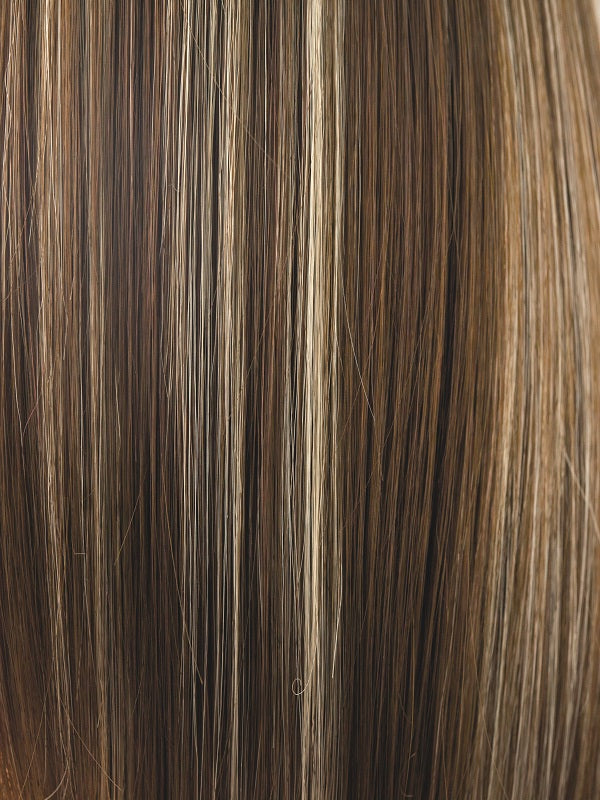 Iced Mocha | Med Brown with Creamy Blonde highlights