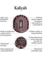 Kaliyah wig by Kim Kimble Cap Construction