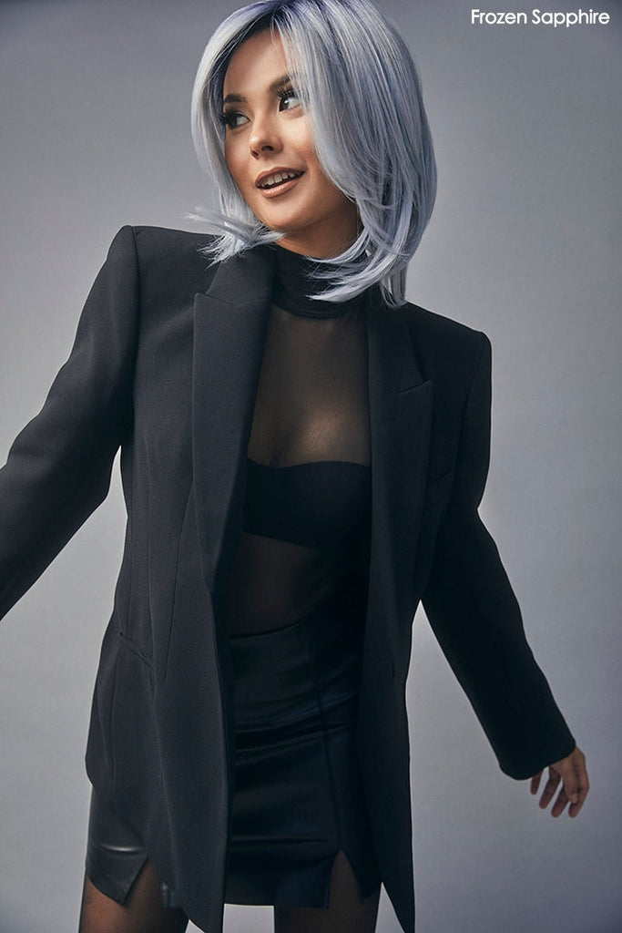 Luxe Sleek Wig by Rene of Paris | Frozen Sapphire