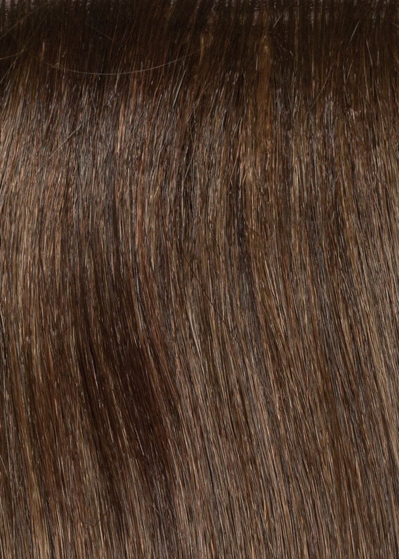 Medium Brown | A stunning chocolate brown with natural low-lights and highlights