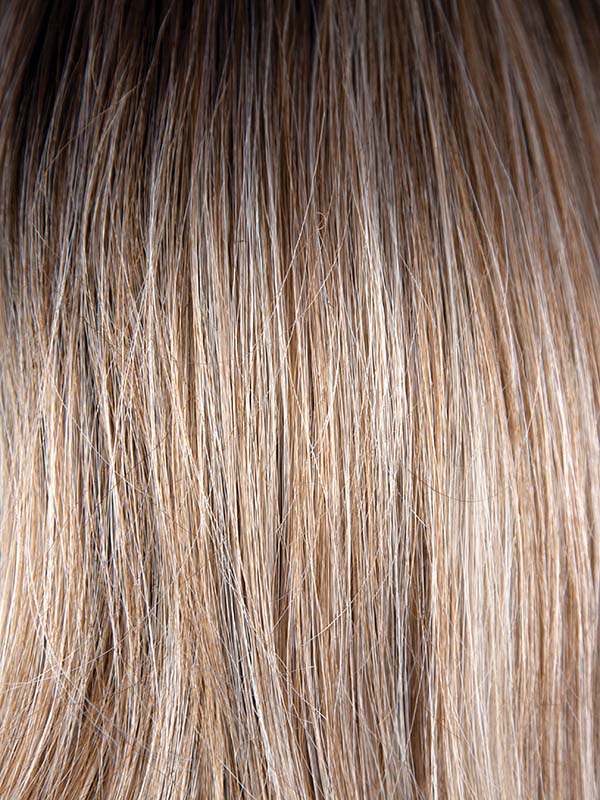 NM Melted Marshmallow-R | 3 tone color: Dark warm brown root to warm light blonde base transform to white blonde tip