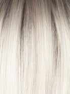 Milky Opal-R | Rooted blonde with a mid-warm brown root which transcends beautifully into the expertly woven cream and white blondes with a deeper tone running throughout the bottom and has a subtle opal hue.