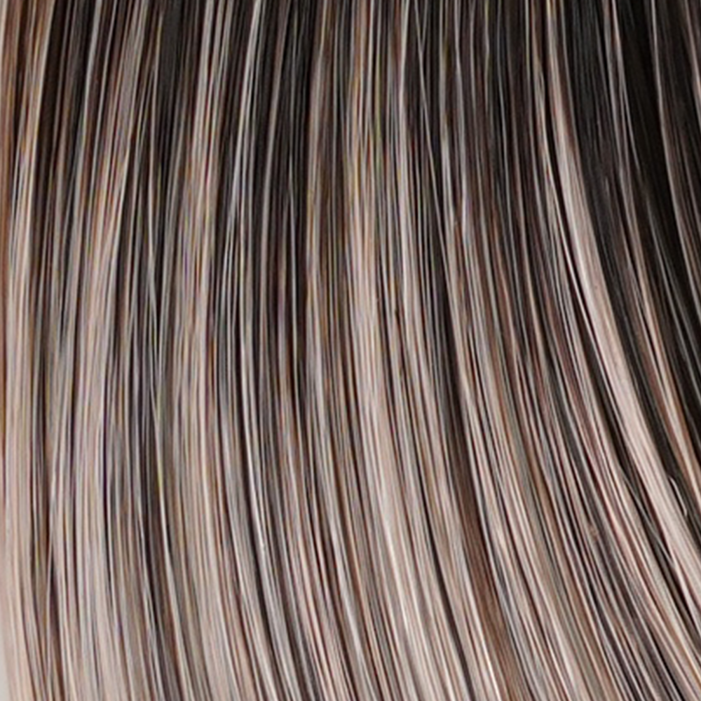 Moon Dust 36/25/23/R6 | Dark salt and Pepper medium Golden Blonde and Cool Platinum Blonde Blend with Root