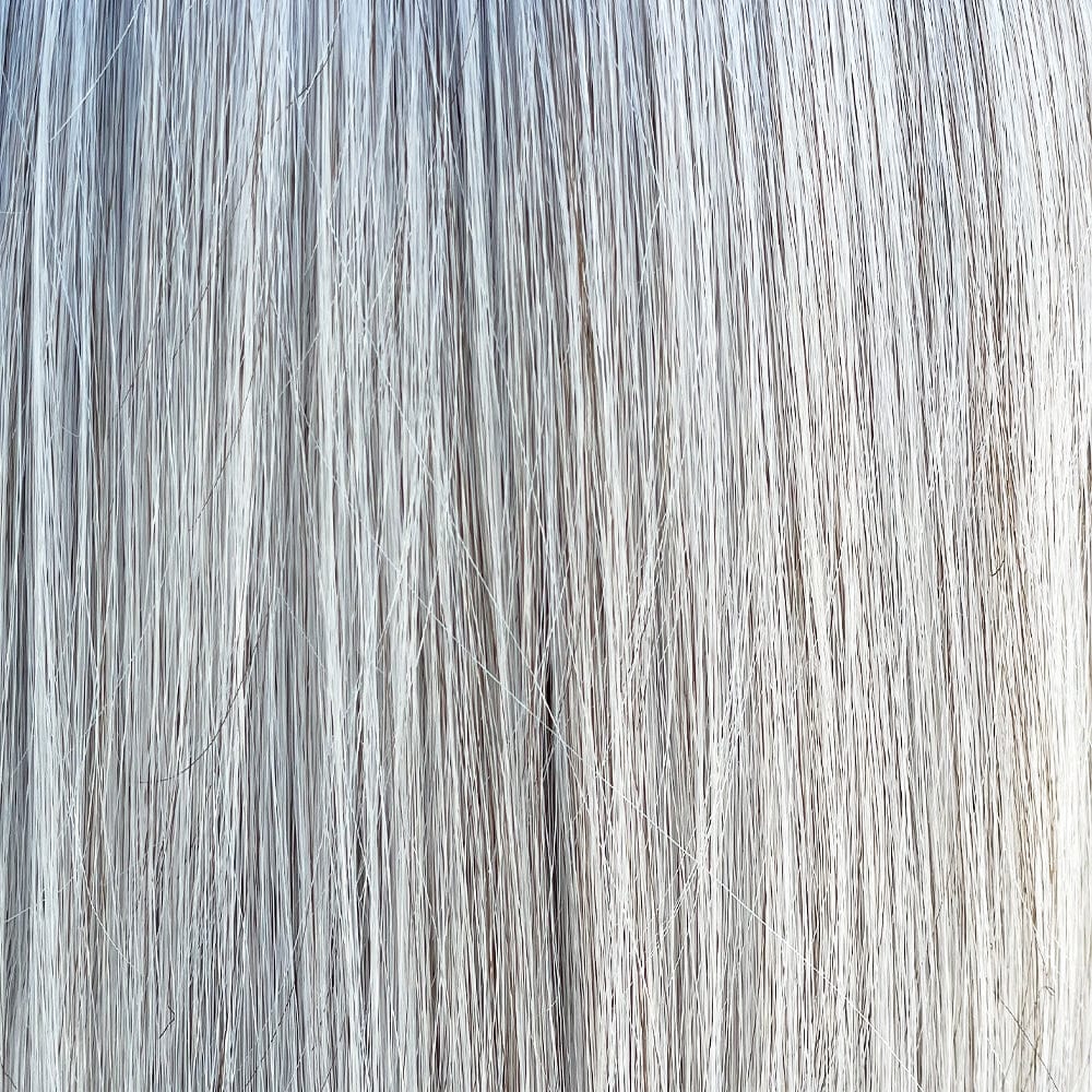 Oyster Gray | 56/60 | Unrooted gray mix, mixture of lightest gray and hint of white, creating natural but fashionable gray.