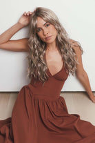 Phillipa synthetic lace front wig with long, wavy ash-blonde hair and face-framing fringe.