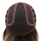 Phillipa wig cap construction showing the breathable monofilament top and open-wefted back for a comfortable fit.