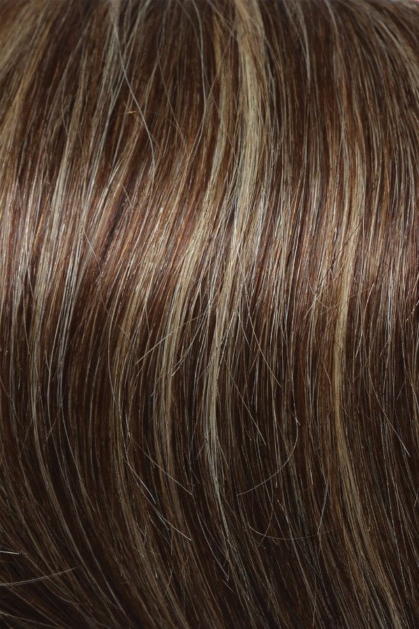 Glazed Mocha hair color with highlights