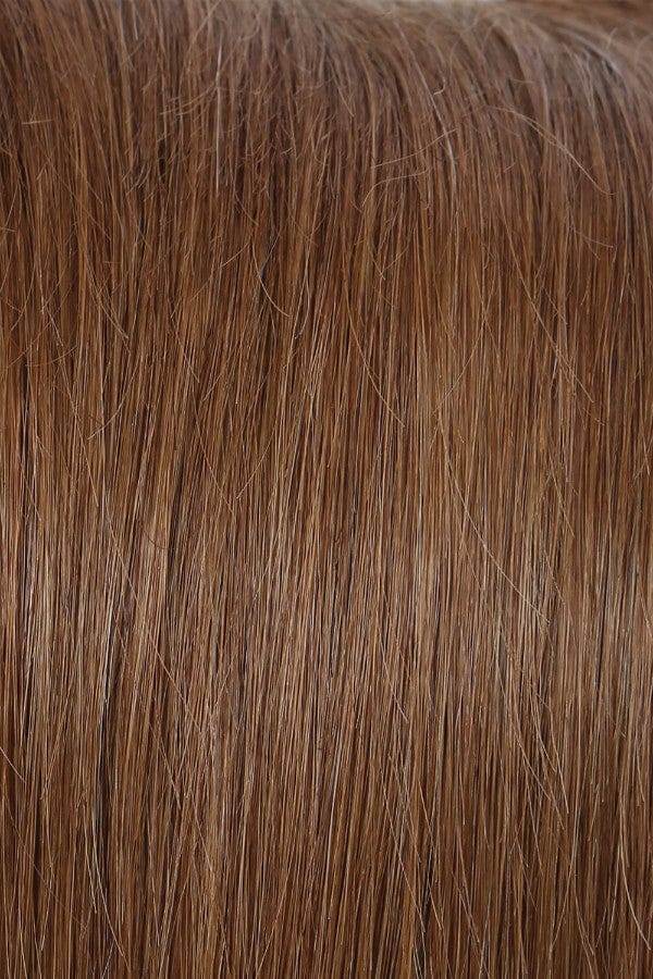 Medium Auburn hair strands