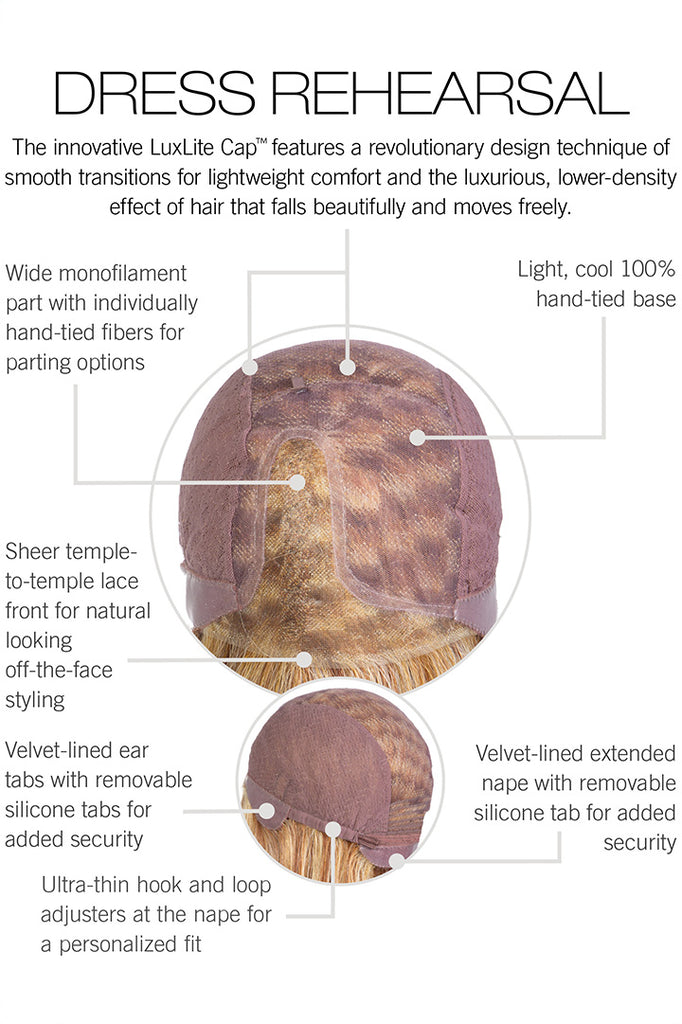 Dress Rehersal wig by Raquel Welch | Cap Construction