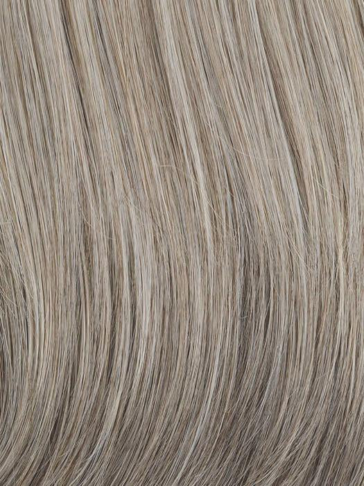 Raquel Welch Wigs | RL119 | Silver & Smoke	Light Brown with 80% Gray in front  gradually blended into  50% Gray in nape area