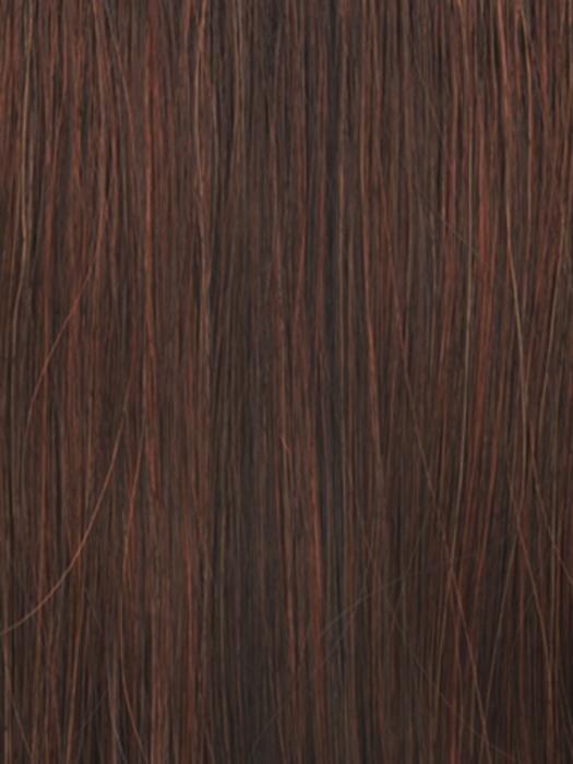 Raquel Welch Wigs | R6/28H COPPERY MINK | Medium Dark Brown With Vibrant Copper Red Highlights