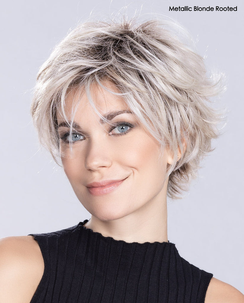 Relax Large Wig by Ellen Wille | Metallic Blonde Rooted