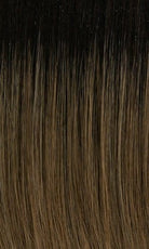 SESAME-Ash brown with gold blonde highlights and dark brown roots