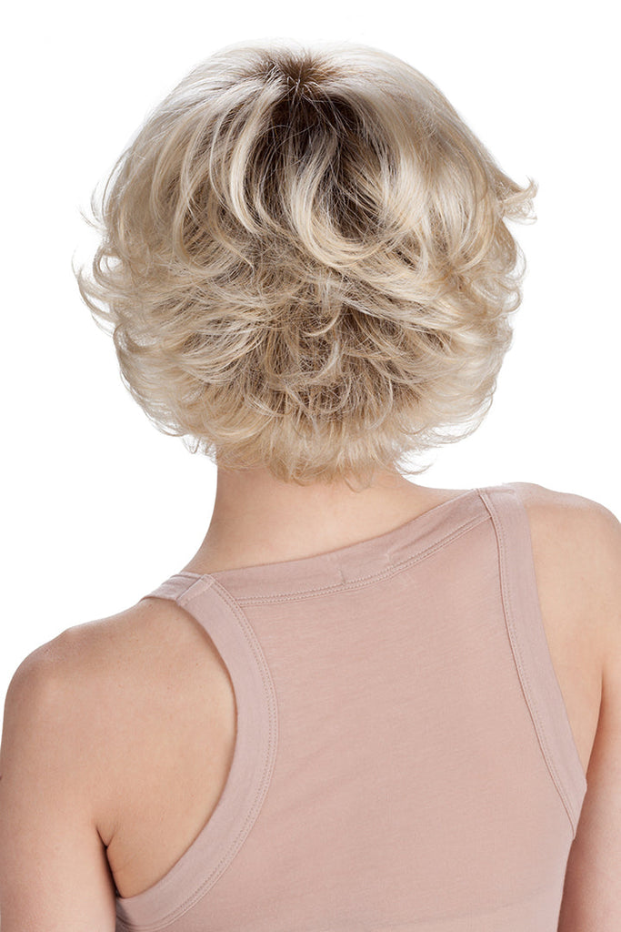 12S28 | Light Gold Brown and Strawberry Red Blend: Light Front, Darker Back