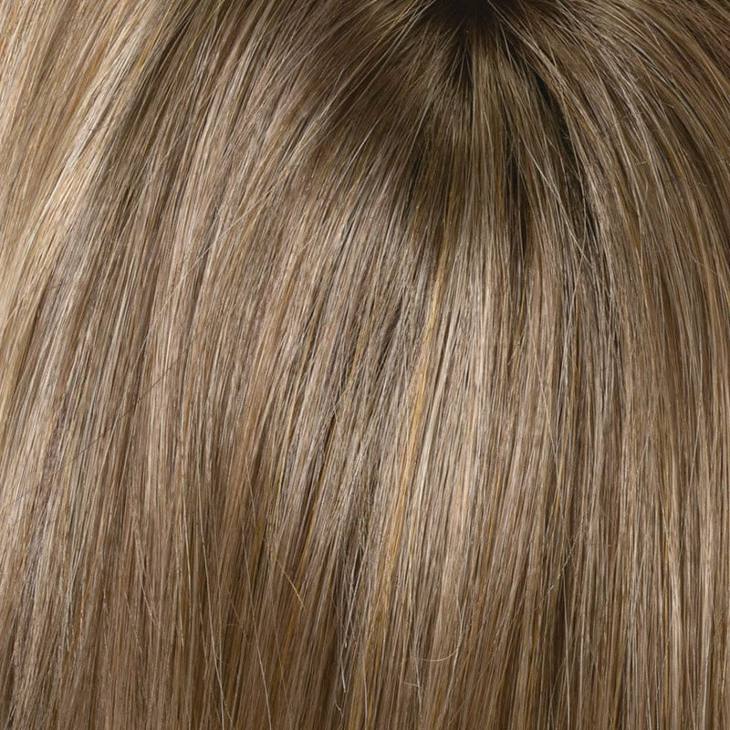 Toasted Sesame | Chocolate brown roots with a toasted brown and wheat blonde blend