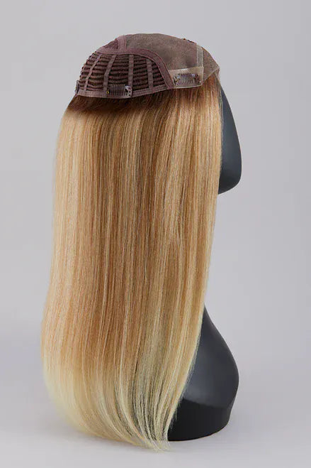 18 Blonde Human Hair Topper Wig