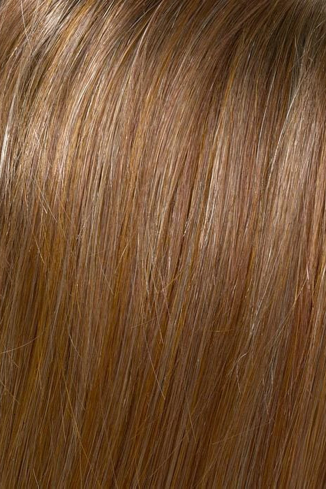 Creamed Coffee | Sable brown roots with chocolate brown blended with warm cinnamon and blonde latte