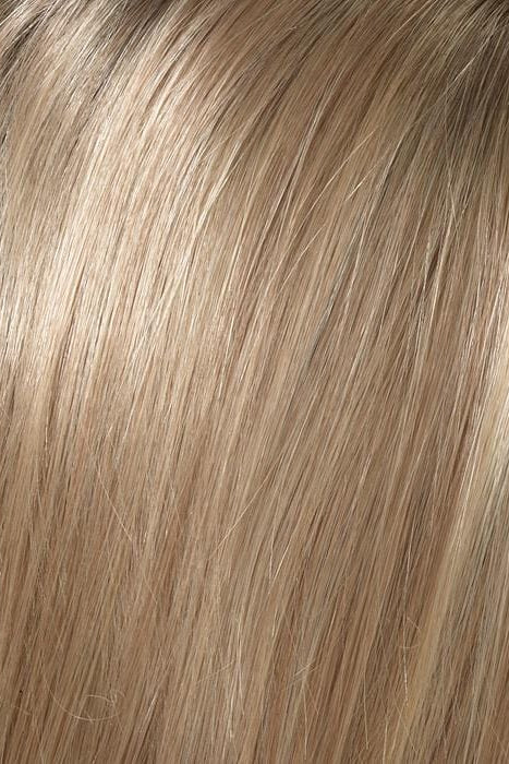 Sparkling Champagne | Chocolate brown roots with strawberry and soft golden blonde layered together