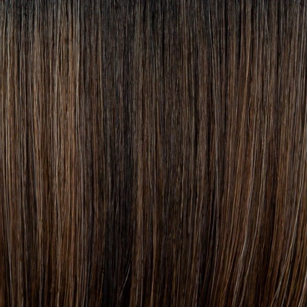 MC8/29SS | CHOCOLATE TOFFEE | Rooted brunette with red highlights