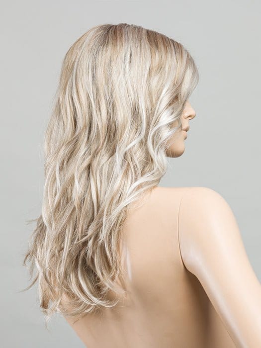 PLATIN BLONDE ROOTED 60.24 | Pearl White and Lightest Ash Blonde Blend with Shaded Roots
