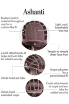 Ashanti by Kim Kimble | HF Synthetic Lace Front Wig | Basic Cap - Wig Studio 1