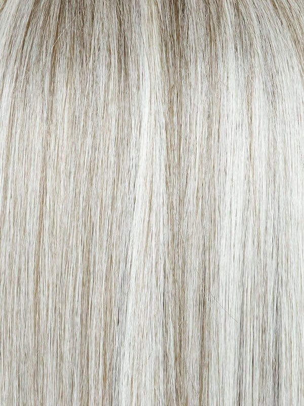 Slate Chocolate Split | Slate Chocolate Split is a beautiful hair color that combines grey with rich chocolate roots. The grey color is complimented by chunky chocolate, pale, and mid-gray highlights, creating a stunning contrast and definition.