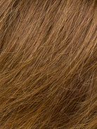 MOCCA ROOTED 830.12.27 | Medium Brown Blended with Light Auburn, Lightest Brown, and Dark Strawberry Blonde Blend with Shaded Roots