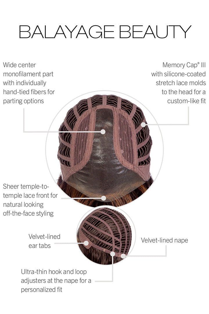 Balayage Beauty by Raquel Welch | HF Synthetic Lace Front Wig | Mono Part - Wig Studio 1