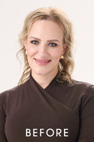 Model before wearing Barely There 12" Topper by Envy