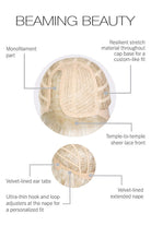 Beaming Beauty | HF Synthetic Lace Front Wig | Mono Part - Wig Studio 1