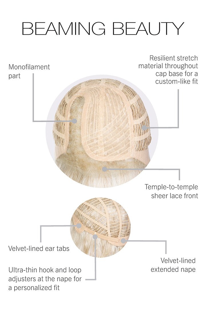 Beaming Beauty | HF Synthetic Lace Front Wig | Mono Part - Wig Studio 1